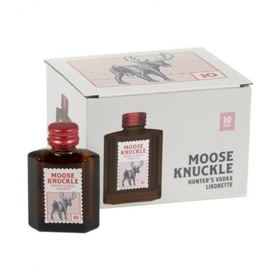 Moose Knuckle - Hunters Vodka likorette 10° ( 10 stuks )